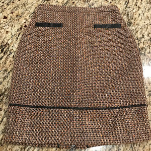 Club Monaco Brown Tweed Pencil Skirt (sz.0)